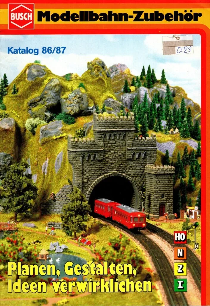 A railway on the workbench: Busch’s 150 electronics experiments