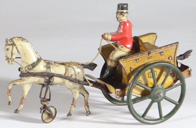 Greppert & Kelch Einspänner: a clockwork horse carriage