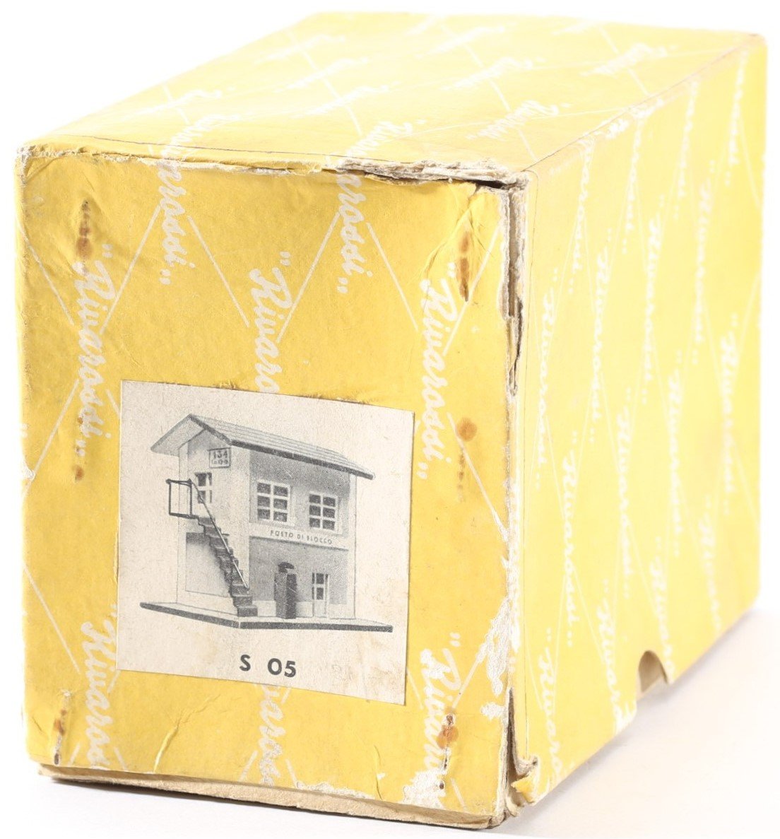 kallistoys auctions auktionen-antique vintage toys-antik historisch spielzeug-giocattoli antichi storici-rivarossi-italy-wood house-holzhaus-switch tower-stellwerk-posto di blocco-s 05-1h
