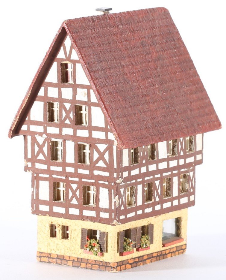 kallistoys auctions auktionen-antique vintage toys-antik historisch spielzeug-rudolf spitaler-germany-wood house-holzhaus-timbered-fachwerk-shop-laden-geschäft-6853-1f