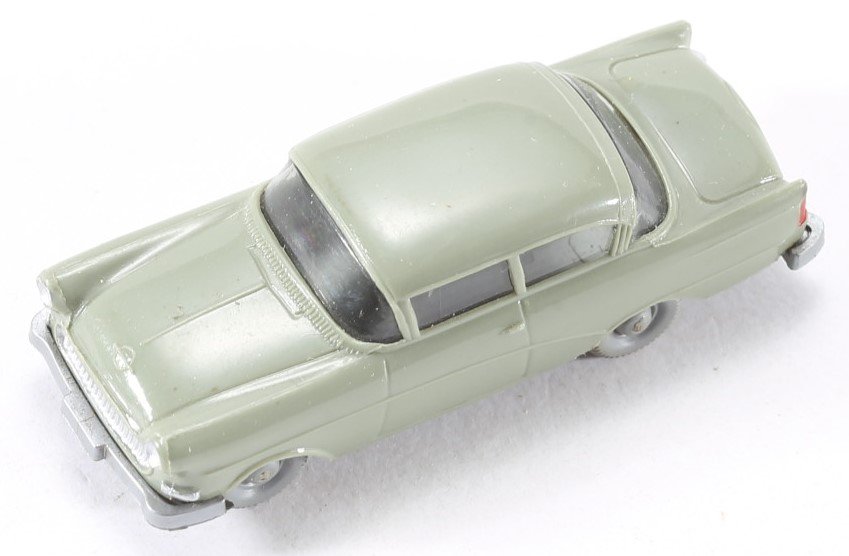 kallistoys auctions auktionen-antique vintage toys-antik historisch spielzeug-wiking-germany-car-auto-pkw-verglast-h0-opel rekord-graugrün-8-1b