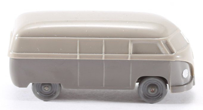 kallistoys auctions auktionen-antique vintage toys-antik historisch spielzeug-wiking-germany-truck-mini van-lkw-kleinbus-transporter-unverglast-h0-volkswagen vw t1-zweifarbig braun-30-1d