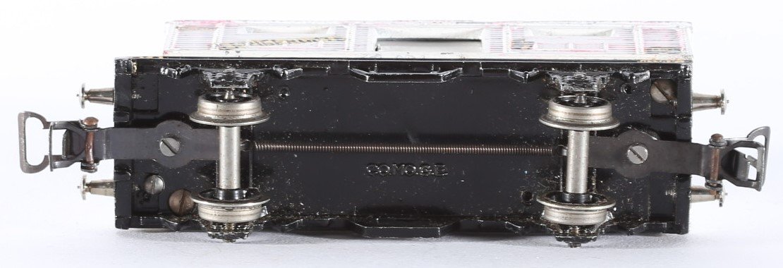 kallistoys auctions auktionen-antique vintage toys-antik historisch spielzeug-conti-co.mo.ge.-italy-metal-train-eisenbahn-gauge-spur h0-refrigerator car-kühlwagen-refrigerante-2f