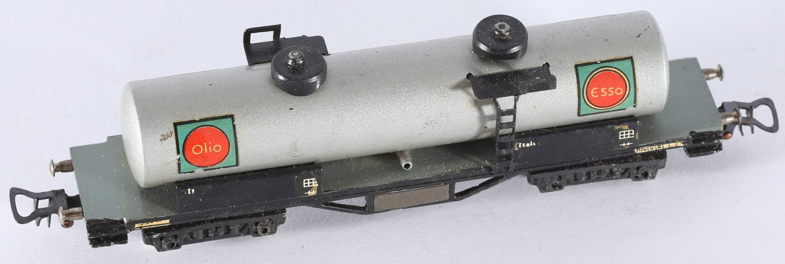 kallistoys auctions auktionen-antique vintage toys-antik historisch spielzeug-conti-co.mo.ge.-italy-train-eisenbahn-h0-tank car-kesselwagen-standard-esso-olio-c20 12-1b