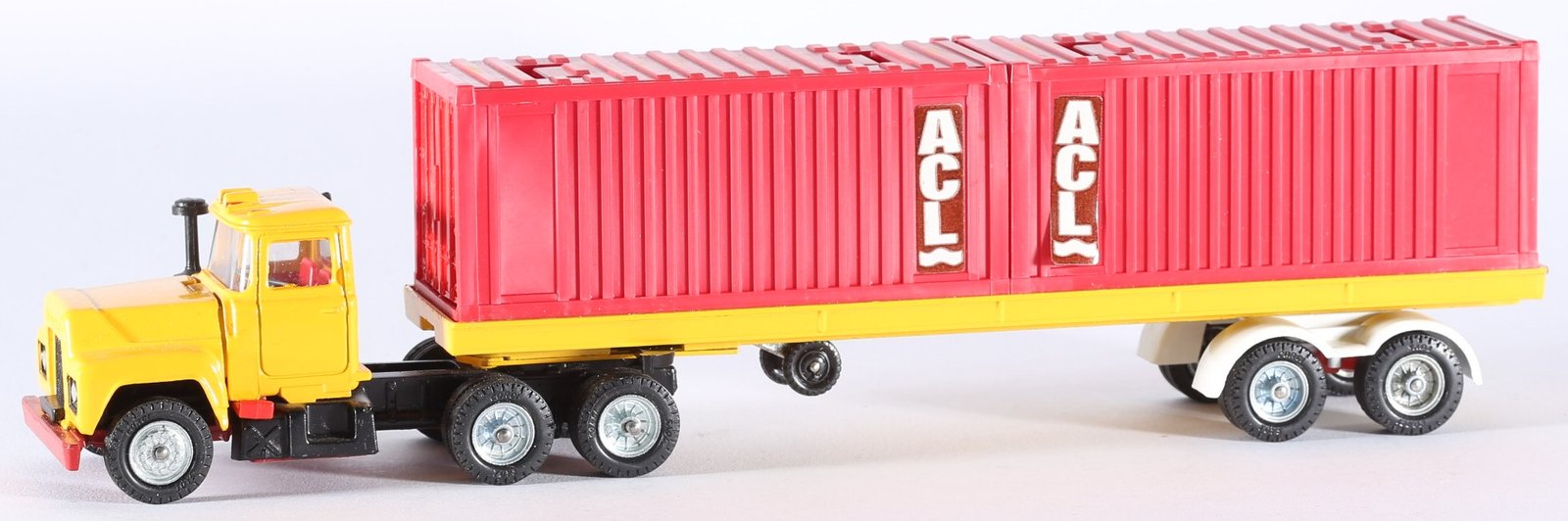 kallistoys auctions auktionen-antique vintage toys-antik historisch spielzeug-corgi major toys-england-united kingdom-diecast-truck-lkw-scale 1 to 43-mack container-orange-1106-1a