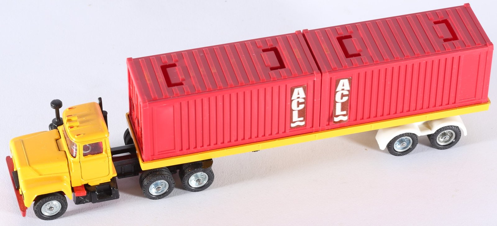 kallistoys auctions auktionen-antique vintage toys-antik historisch spielzeug-corgi major toys-england-united kingdom-diecast-truck-lkw-scale 1 to 43-mack container-orange-1106-1b