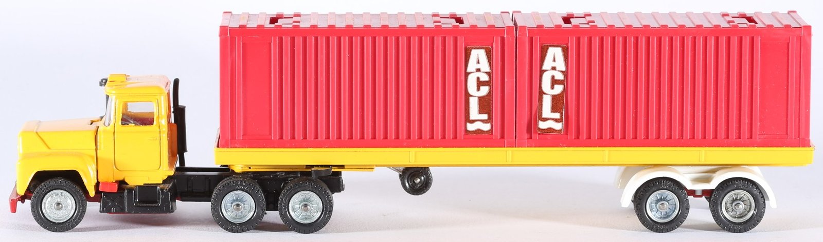 kallistoys auctions auktionen-antique vintage toys-antik historisch spielzeug-corgi major toys-england-united kingdom-diecast-truck-lkw-scale 1 to 43-mack container-orange-1106-1d