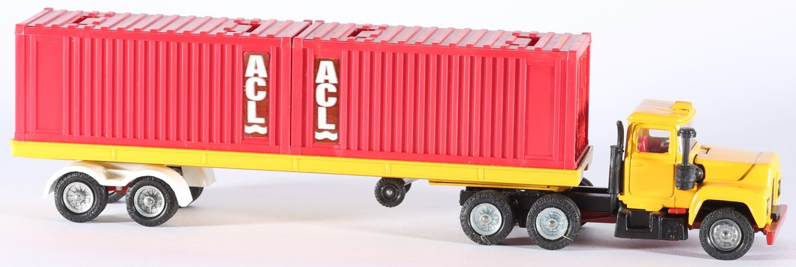 kallistoys auctions auktionen-antique vintage toys-antik historisch spielzeug-corgi major toys-england-united kingdom-diecast-truck-lkw-scale 1 to 43-mack container-orange-1106-1f