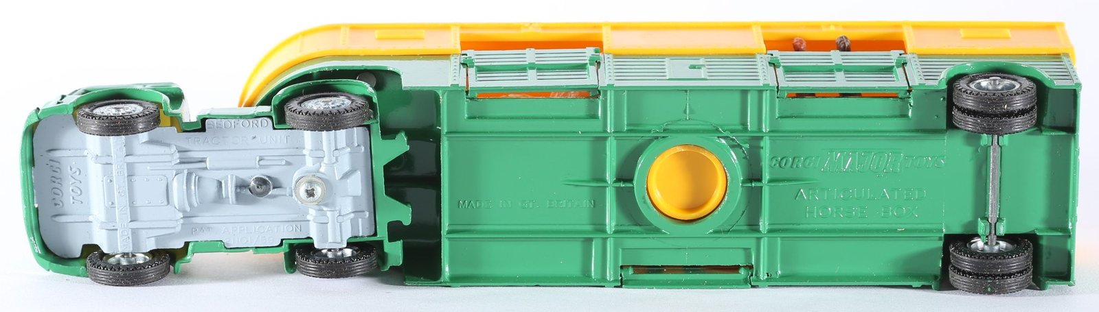 kallistoys auctions auktionen-antique vintage toys-antik historisch spielzeug-corgi major toys-united kingdom-diecast-1 to 43-truck-lkw-bedford-horse box trailer-pferdetransport-1104-1k