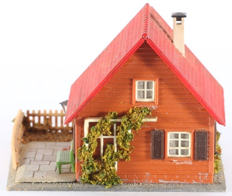 kallistoys auctions auktionen-antique vintage toys-antik historisch spielzeug-faller-germany-plastic house-plastikhaus-summer-sommer-ohne briefmarke-259-1g