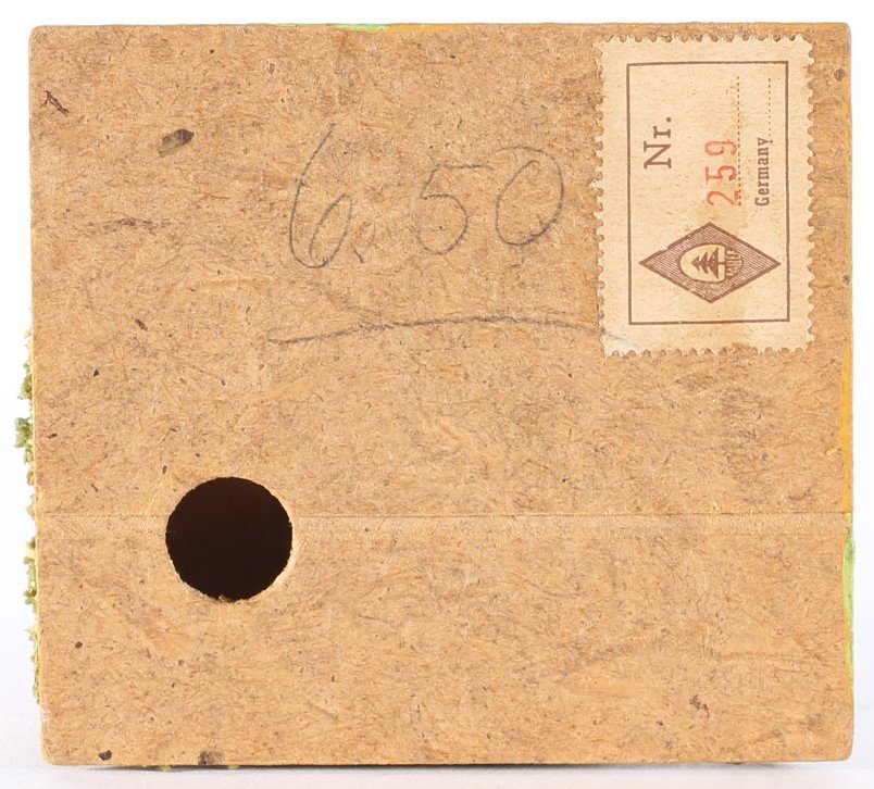kallistoys auctions auktionen-antique vintage toys-antik historisch spielzeug-faller-germany-wood house-holzhaus-summer-sommer-lattenverschalung-gezackte briefmarke-rote nummer-259-1i