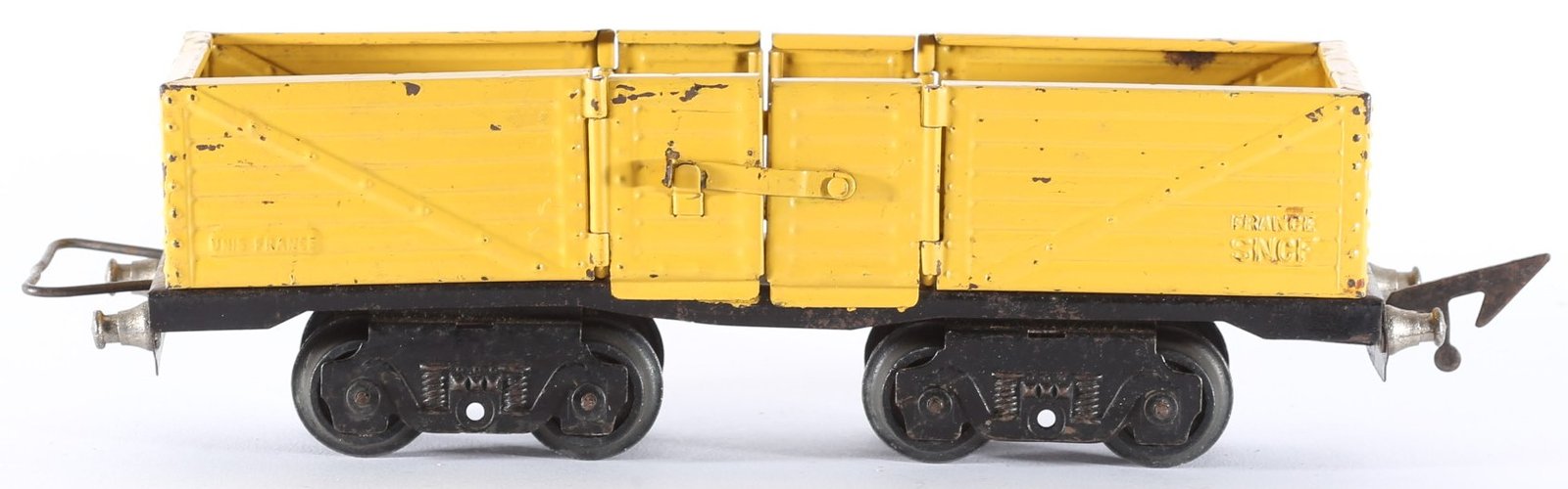 kallistoys auctions auktionen-antique vintage toys-antik historisch spielzeug-jep-france-tinplate-blech-train-eisenbahn-gauge-spur 0-high board car-hochbordwagen-sncf-4691-2c