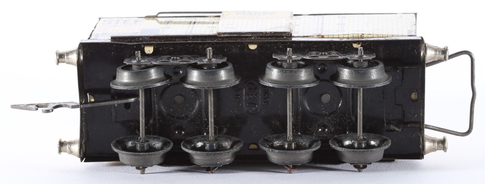 kallistoys auctions auktionen-antique vintage toys-antik historisch spielzeug-jep-france-tinplate-blech-train-eisenbahn-gauge-spur 0-refrigerator car-kühlwagen-boulogne-4566-2g
