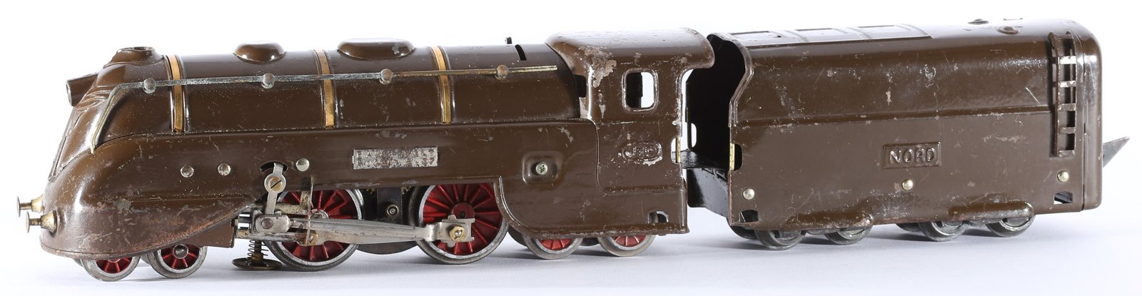 kallistoys auctions auktionen-antique vintage toys-antik historisch spielzeug-jouets anciens-jep-france-tinplate-blech-train-eisenbahn-gauge-spur 0-steam loco-dampflok-nord-6065 lt-2a