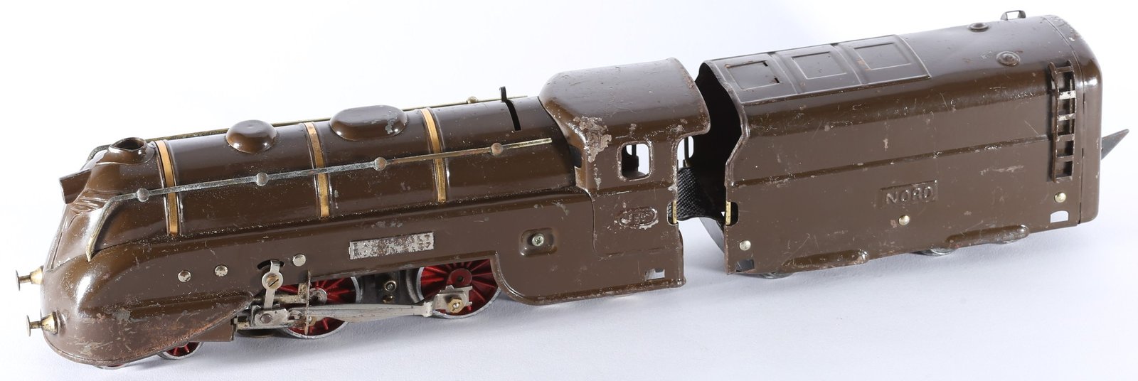 kallistoys auctions auktionen-antique vintage toys-antik historisch spielzeug-jouets anciens-jep-france-tinplate-blech-train-eisenbahn-gauge-spur 0-steam loco-dampflok-nord-6065 lt-2b
