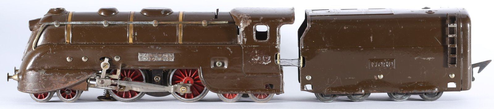 kallistoys auctions auktionen-antique vintage toys-antik historisch spielzeug-jouets anciens-jep-france-tinplate-blech-train-eisenbahn-gauge-spur 0-steam loco-dampflok-nord-6065 lt-2c