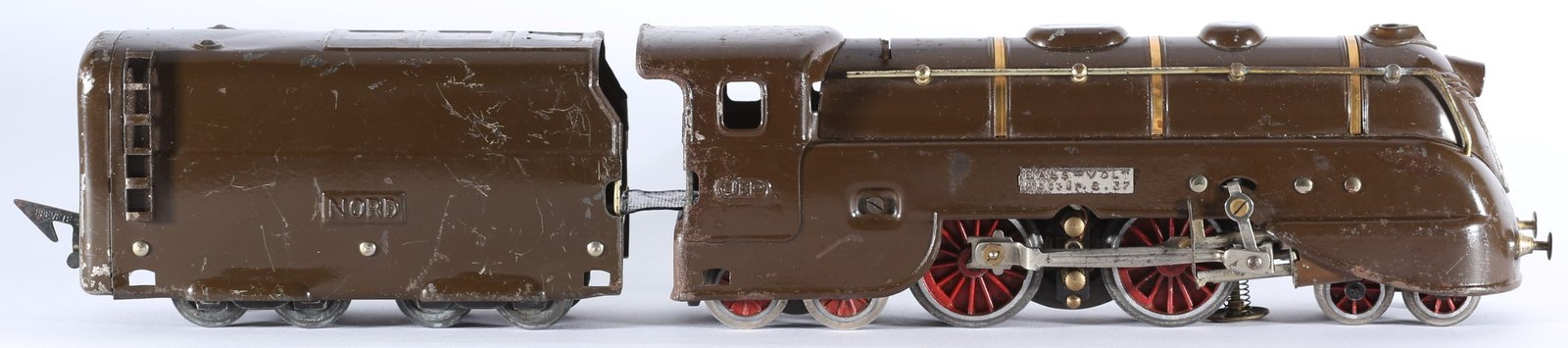 kallistoys auctions auktionen-antique vintage toys-antik historisch spielzeug-jouets anciens-jep-france-tinplate-blech-train-eisenbahn-gauge-spur 0-steam loco-dampflok-nord-6065 lt-2e