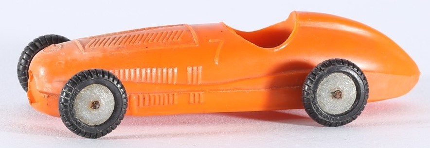 kallistoys auctions auktionen-antique vintage toys-antik historisch spielzeug-rivarossi-italy-bakelite-car-auto-scale 1 to 45-mercedes monoposto-orange-arancia-am 1-2a