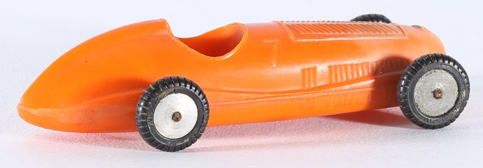 kallistoys auctions auktionen-antique vintage toys-antik historisch spielzeug-rivarossi-italy-bakelite-car-auto-scale 1 to 45-mercedes monoposto-orange-arancia-am 1-2f