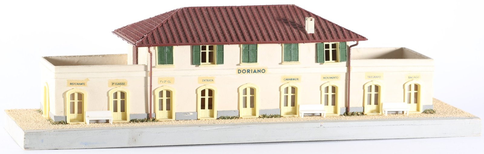 kallistoys auctions auktionen-antique vintage toys-antik historisch spielzeug-rivarossi-italy-wood house-holzhaus-legno casetta-railway station-bahnhof-stazione-doriano-s 04-2a