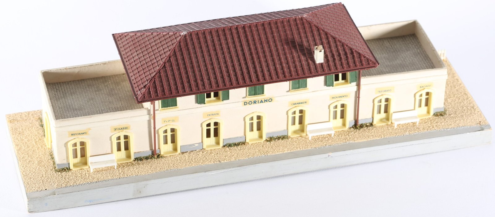 kallistoys auctions auktionen-antique vintage toys-antik historisch spielzeug-rivarossi-italy-wood house-holzhaus-legno casetta-railway station-bahnhof-stazione-doriano-s 04-2b