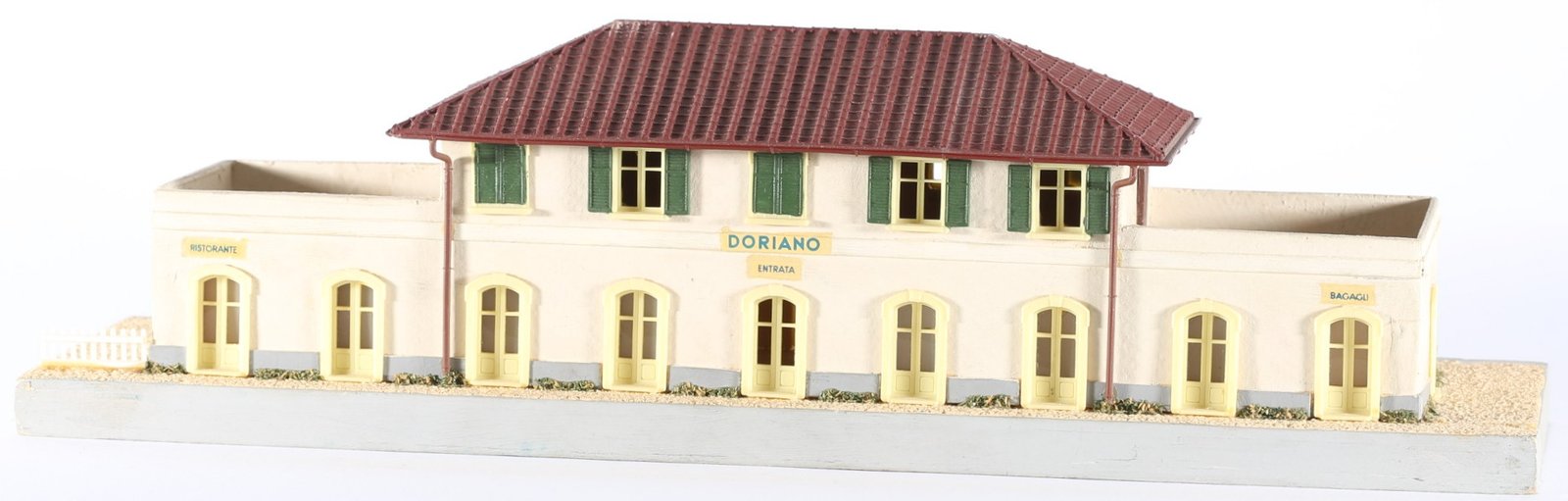kallistoys auctions auktionen-antique vintage toys-antik historisch spielzeug-rivarossi-italy-wood house-holzhaus-legno casetta-railway station-bahnhof-stazione-doriano-s 04-2d