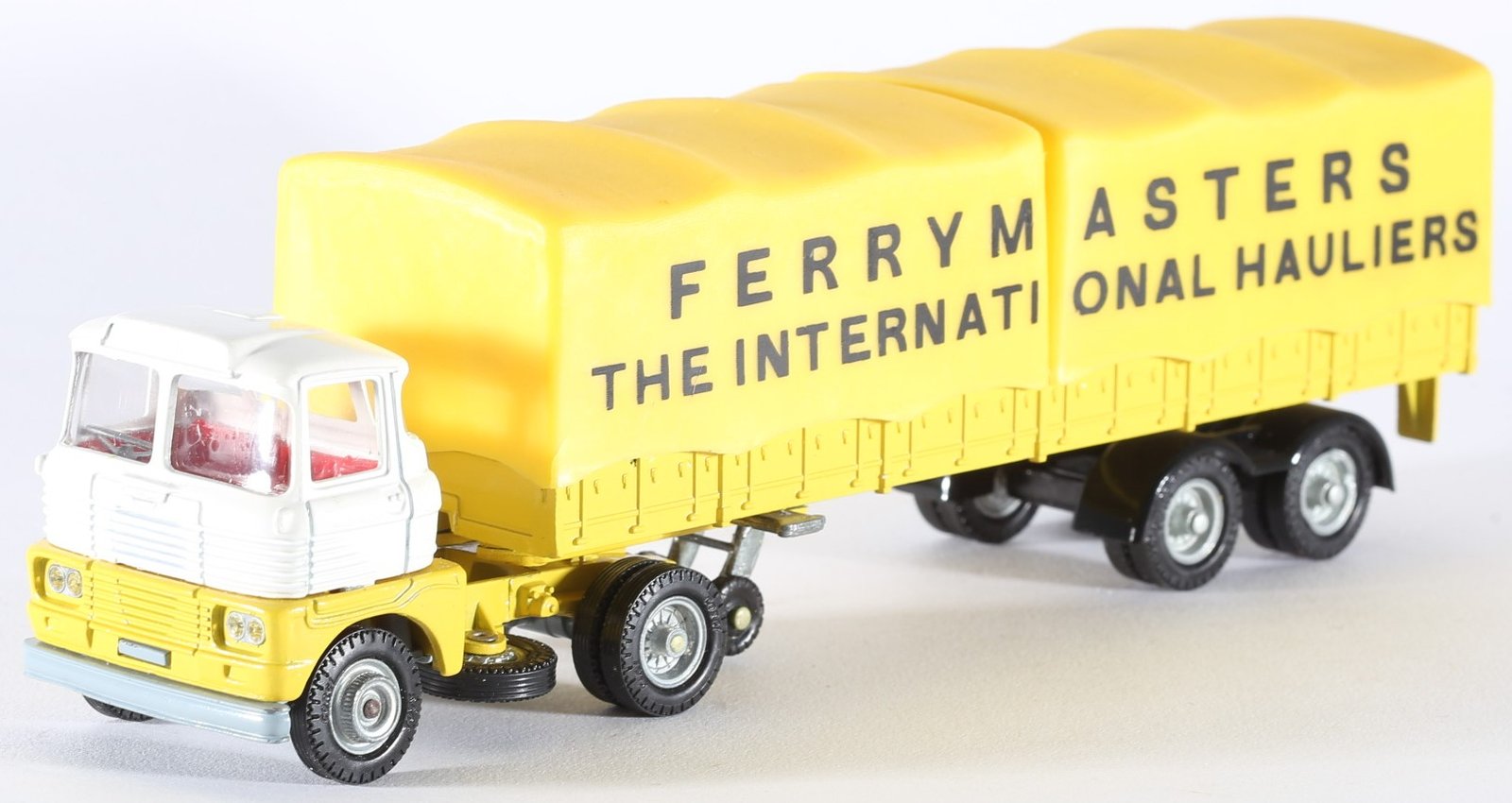 kallistoys auctions auktionen-antique vintage toys-antik historisch spielzeug-corgi major-england-diecast-scammell handyman mk. 3 tractor unit trailer-ferrymasters the international hauliers-1147-1d