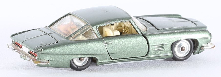 kallistoys auctions auktionen-antique vintage toys-antik historisch spielzeug-corgi toys-england-diecast-car-auto-scale 1 to 43-chrysler ghia l 6.4-metallic green-241-1f