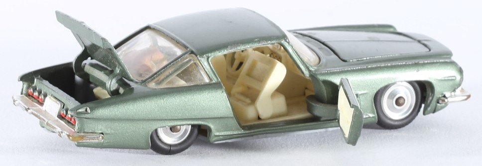 kallistoys auctions auktionen-antique vintage toys-antik historisch spielzeug-corgi toys-england-diecast-car-auto-scale 1 to 43-chrysler ghia l 6.4-metallic green-241-1g