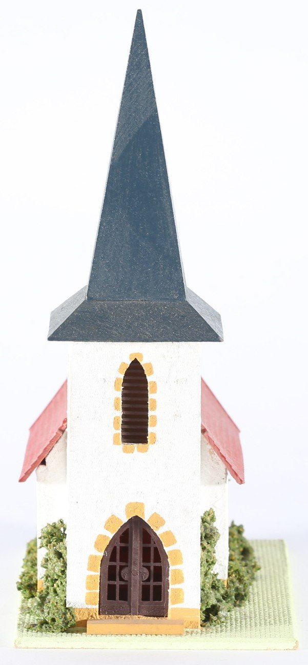kallistoys auctions auktionen-antique vintage toys-antik historisch spielzeug-creglinger modell spielwaren-germany-wood house-holzhaus-village church-dorfkirche-466 3-1d