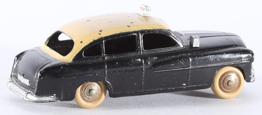 kallistoys auctions auktionen-antique vintage toys-antik historisch spielzeug-dinky toys-meccano-england-france-diecast-car-auto-scale 1 to 43-ford vedette-taxi-black-schwarz-24x-2f