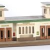 kallistoys auctions auktionen-antique vintage toys-antik historisch spielzeug-f.e.m.-italy-tinplate-blech-accessory-zubehör-railway station-bahnhof-stazione moderna con posto di blocco-60b-1a
