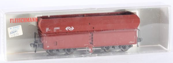 kallistoys auctions auktionen-antique vintage toys-antik historisch spielzeug-fleischmann-germany-train-eisenbahn-gauge-spur h0-hopper car-selbstentladewagen-zelflosser-nederland-ns-5750-1g