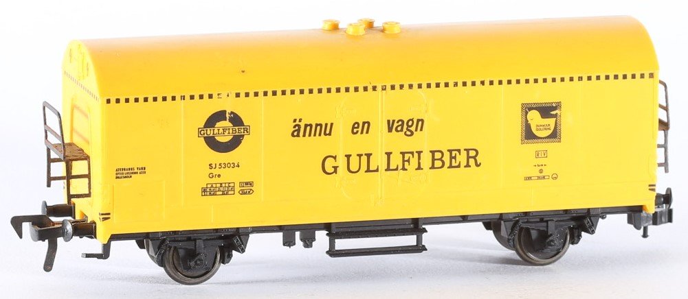 kallistoys auctions auktionen-antique vintage toys-antik historisch spielzeug-fleischmann-germany-train-eisenbahn-gauge-spur h0-refrigerator car-kühlwagen-gullfiber-statens jarnväger-1467g-2a