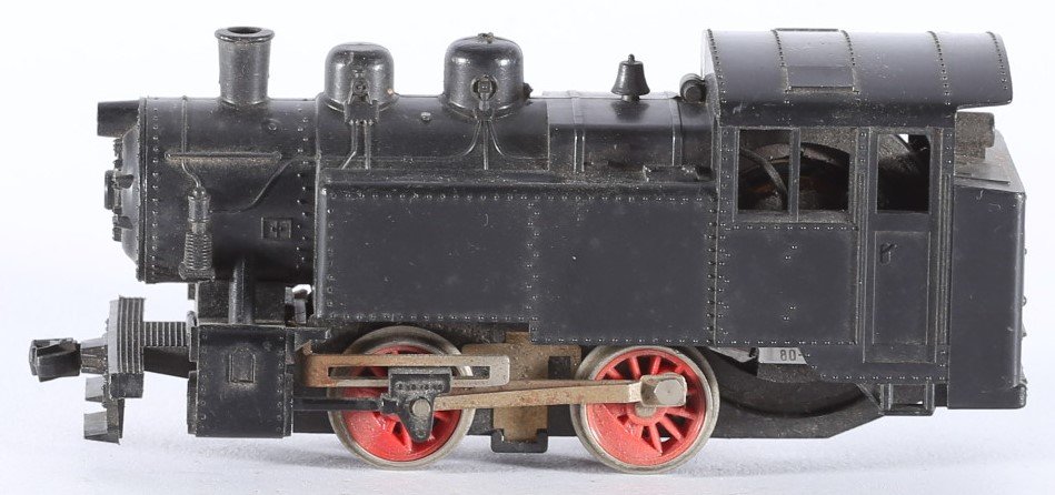 kallistoys auctions auktionen-antique vintage toys-antik historisch spielzeug-lima-italy-train-eisenbahn-gauge-spur h0-steam loco-dampflok-loco vapore-ruote rosse-3005 l-2c