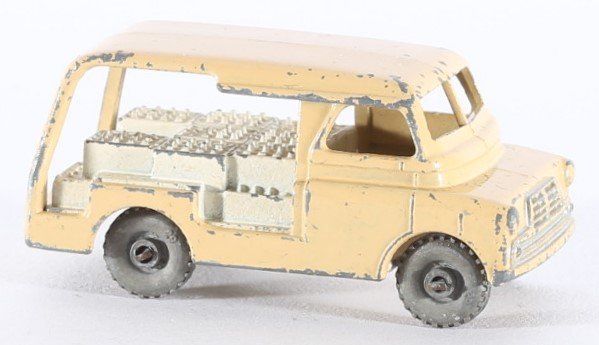 kallistoys auctions auktionen-antique vintage toys-antik historisch spielzeug-matchbox-lesney-england-diecast-car-auto-series 1 to 75-bedford milk delivery van-light brown-29-2e