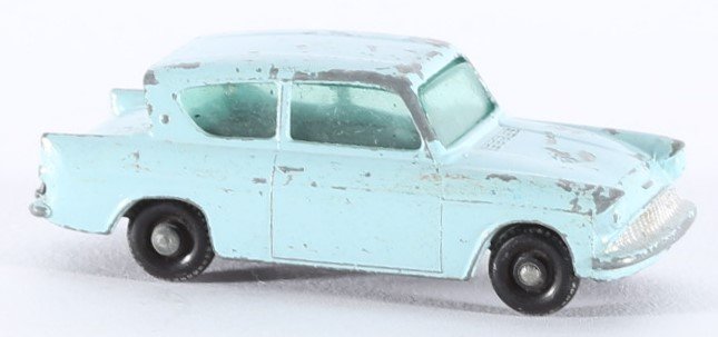 kallistoys auctions auktionen-antique vintage toys-antik historisch spielzeug-matchbox-lesney-england-diecast-car-auto-series 1 to 75-ford anglia-light blue-7-2e