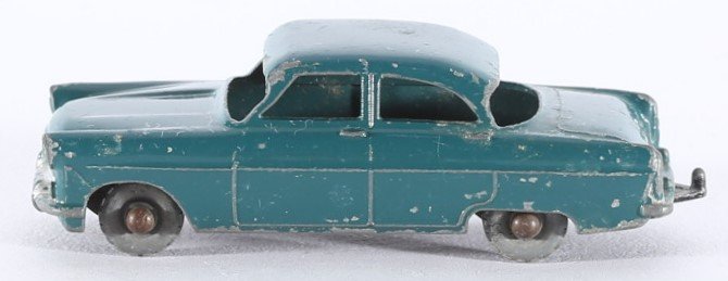 kallistoys auctions auktionen-antique vintage toys-antik historisch spielzeug-matchbox-lesney-england-diecast-car-auto-series 1 to 75-ford zodiac-hook-dark green-33-2c