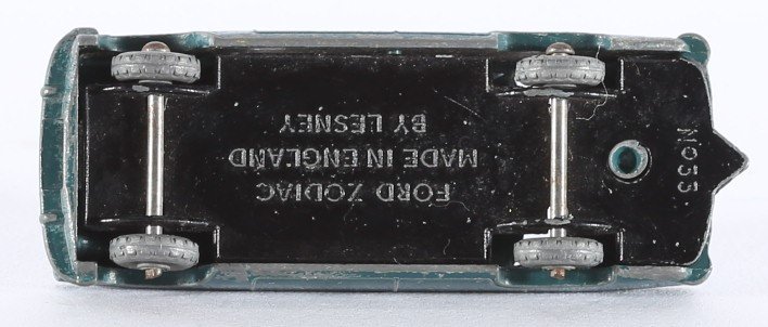 kallistoys auctions auktionen-antique vintage toys-antik historisch spielzeug-matchbox-lesney-england-diecast-car-auto-series 1 to 75-ford zodiac-hook-dark green-33-2g