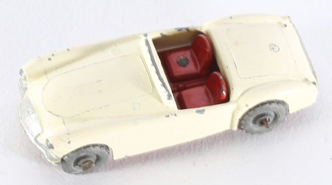 kallistoys auctions auktionen-antique vintage toys-antik historisch spielzeug-matchbox-lesney-england-diecast-car-auto-series 1 to 75-mg a sports car-offwhite-red seats-19-2b