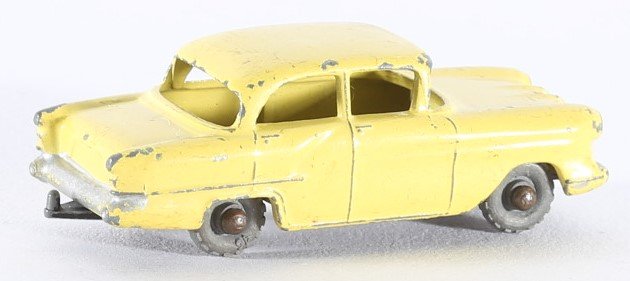 kallistoys auctions auktionen-antique vintage toys-antik historisch spielzeug-matchbox-lesney-england-diecast-car-auto-series 1 to 75-vauxhall victor-yellow-45-2f