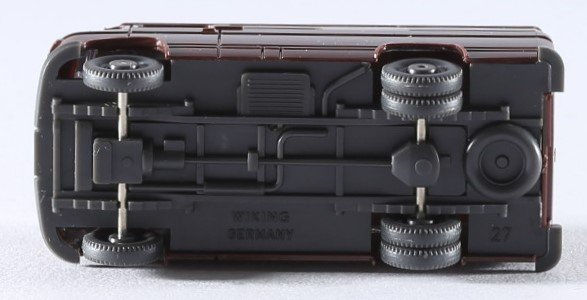 kallistoys auctions auktionen-antique vintage toys-antik historisch spielzeug-wiking-germany-plastic-van-transporter-scale 1 to 90-mercedes 0 406-dark brown-lehmbraun-27-1f