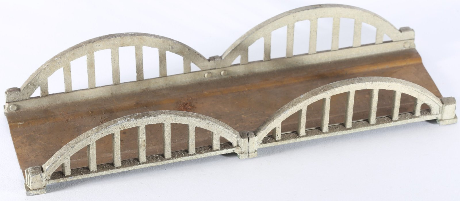 kallistoys auctions auktionen-antique vintage toys-antik historisch spielzeug-f.e.m.-italy-tinplate-blech-accessory-zubehör-double arch bridge-doppelbogenbrücke-ponte a due campate-41-2b