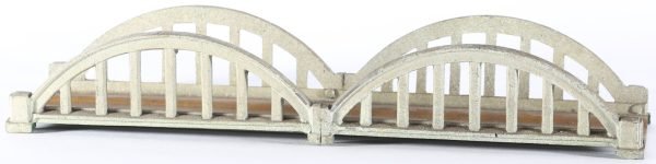 kallistoys auctions auktionen-antique vintage toys-antik historisch spielzeug-f.e.m.-italy-tinplate-blech-accessory-zubehör-double arch bridge-doppelbogenbrücke-ponte a due campate-41-2d