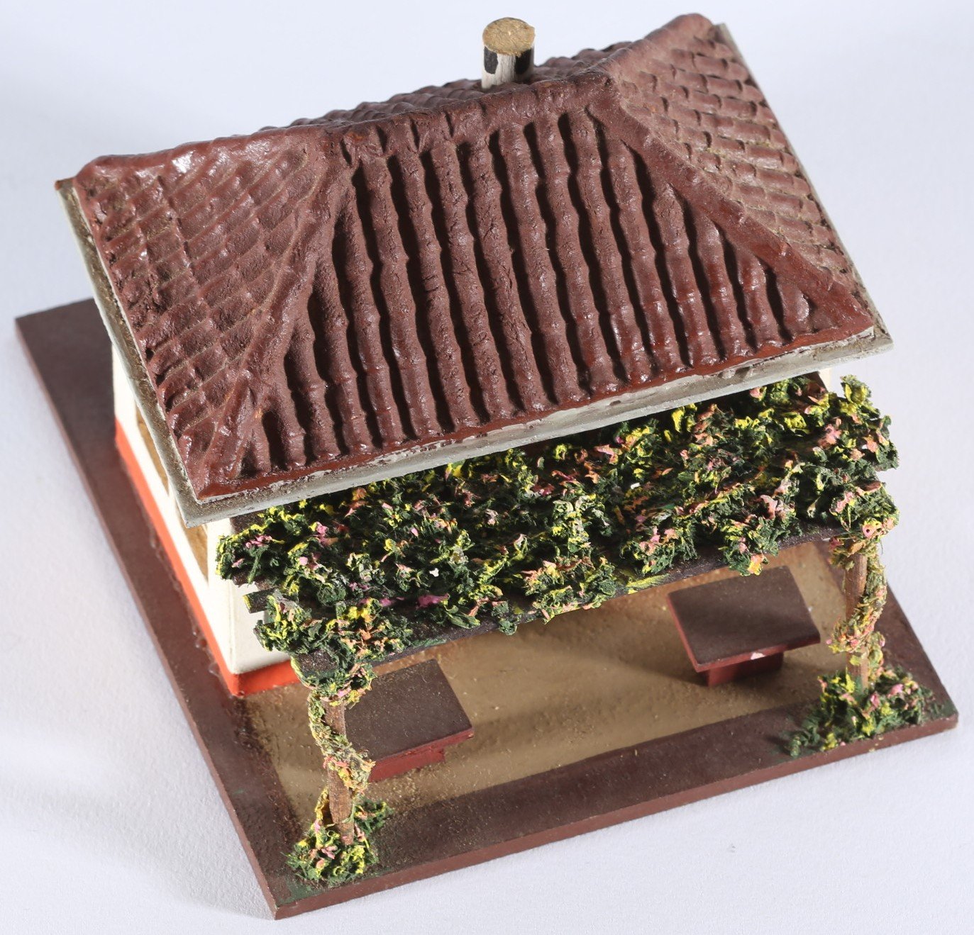 kallistoys auctions auktionen-antique vintage toys-antik historisch spielzeug-rivarossi-italy-wood house-holzhaus-tavern for hunters-restaurant-osteria ai cacciatori-s 032-2b