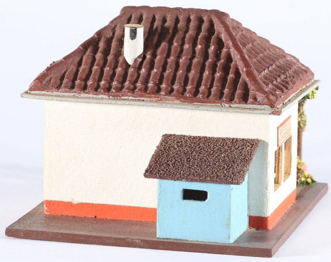 kallistoys auctions auktionen-antique vintage toys-antik historisch spielzeug-rivarossi-italy-wood house-holzhaus-tavern for hunters-restaurant-osteria ai cacciatori-s 032-2e