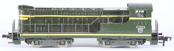 kallistoys auctions auktionen-antique vintage toys-antik historisch spielzeug-fleischmann-germany-train-eisenbahn-gauge-spur h0-diesel loco-diesellok-usa-baldwin-sncf-040dg 1-1340f-2c