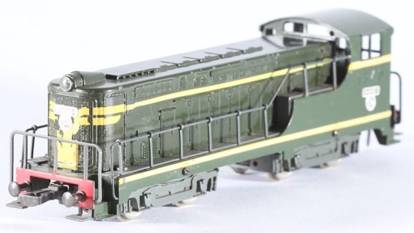 kallistoys auctions auktionen-antique vintage toys-antik historisch spielzeug-fleischmann-germany-train-eisenbahn-gauge-spur h0-diesel loco-diesellok-usa-baldwin-sncf-040dg 1-1340f-2d