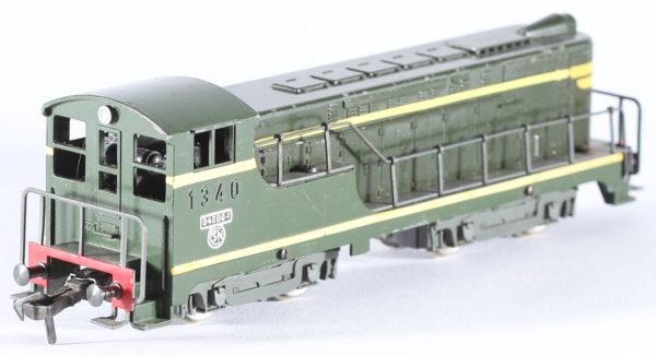 kallistoys auctions auktionen-antique vintage toys-antik historisch spielzeug-fleischmann-germany-train-eisenbahn-gauge-spur h0-diesel loco-diesellok-usa-baldwin-sncf-040dg 1-1340f-2g