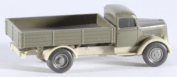 kallistoys auctions auktionen-antique vintage toys-antik historisch spielzeug-wiking-germany-car-auto-scale 1 to 90-h0-opel blitz mit verdeck-olivgrün-335-1e